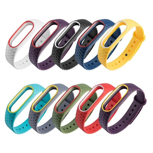 Bracelet de bande de montre en silicone coloré CBXM440