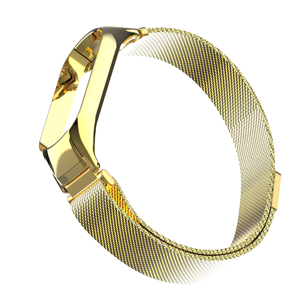 CBXM511 Magnetic Closure Milanese loop Metal Stainless Steel Watch Strap For Xiaomi Band 6/5