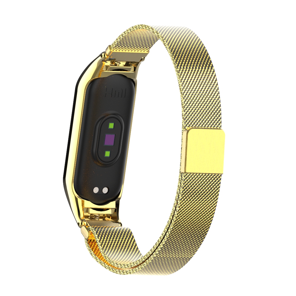 CBXM511 Magnetic Closure Milanese loop Metal Stainless Steel Watch Strap For Xiaomi Band 6/5