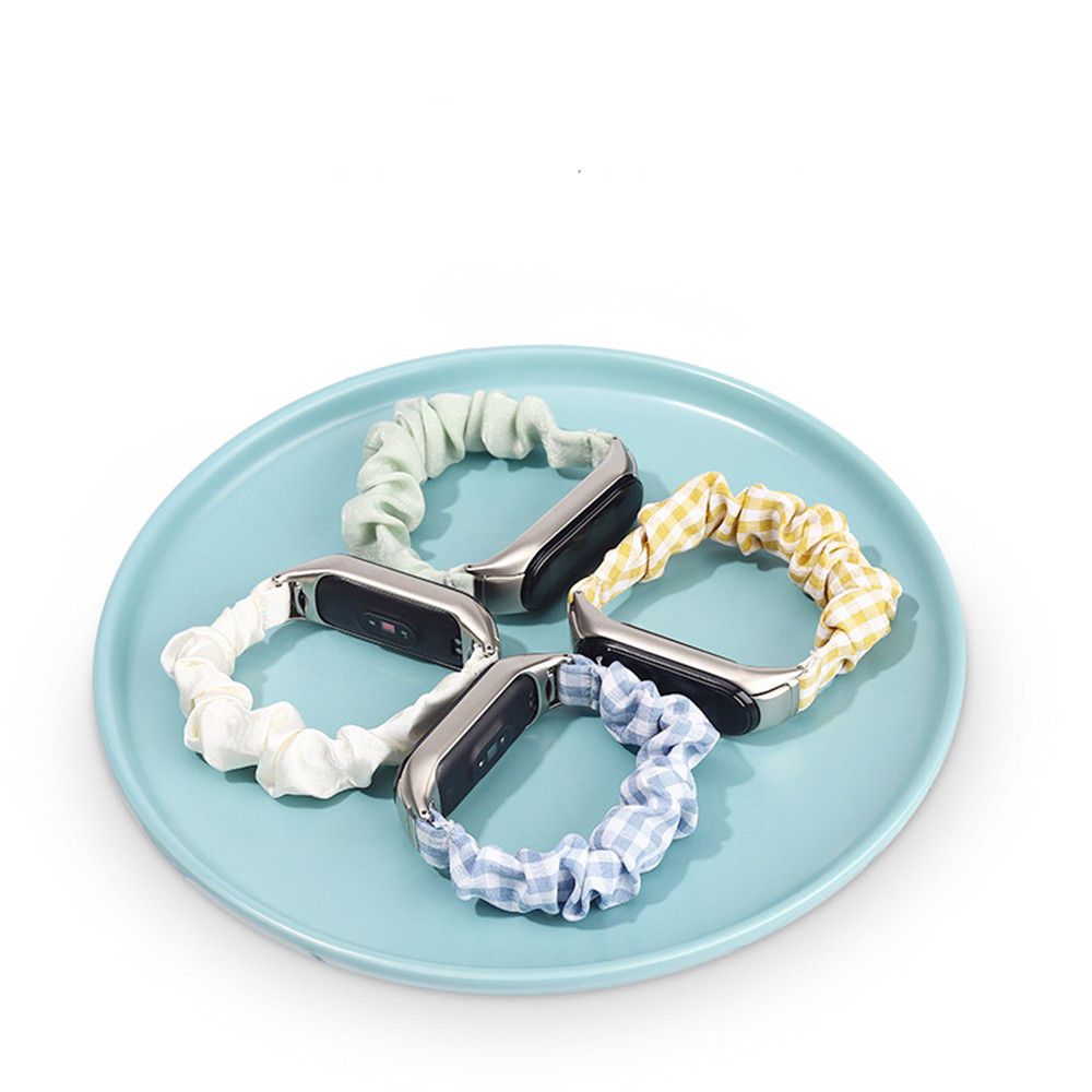 Cinturino di ricambio in tessuto con cinturino elastico per capelli CBXM556 per Xiaomi Mi Band 5