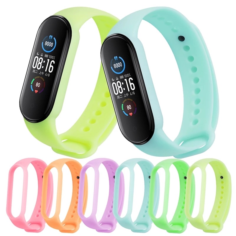 CBXM564 Bracelet en silicone lumineux pour montre intelligente Xiaomi Mi Band 5