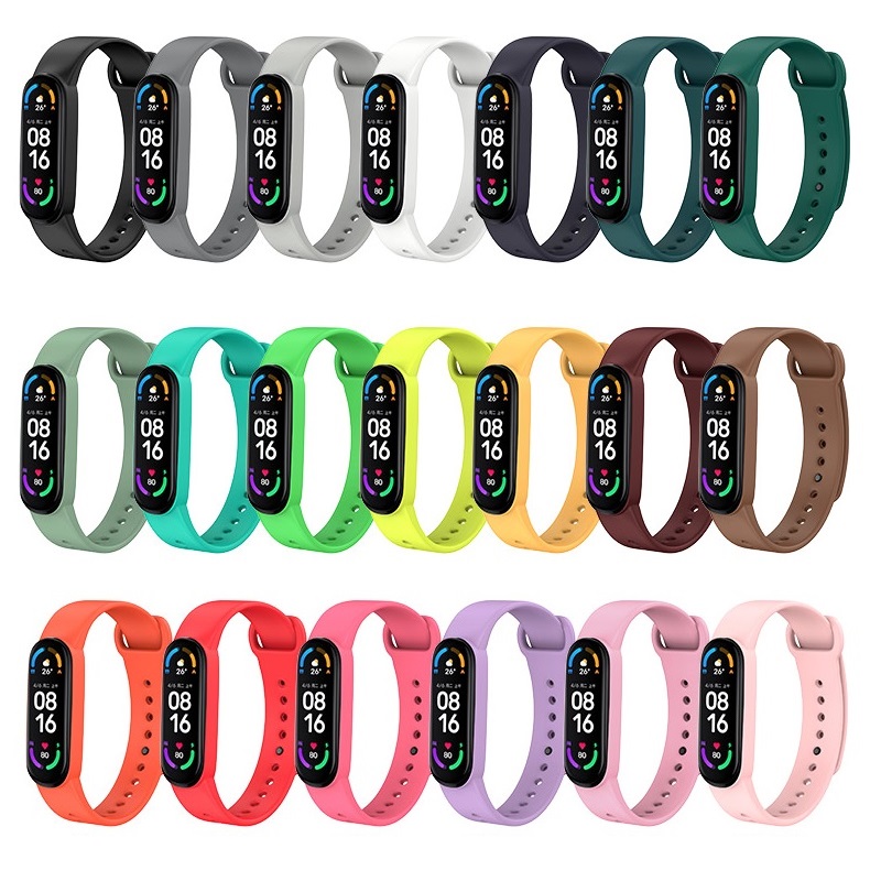 CBXM602-02 مصنع الجملة منتجات تتجه سيليكون كيس حزام المعصم ل xiaomi mi band 6 miband سوار