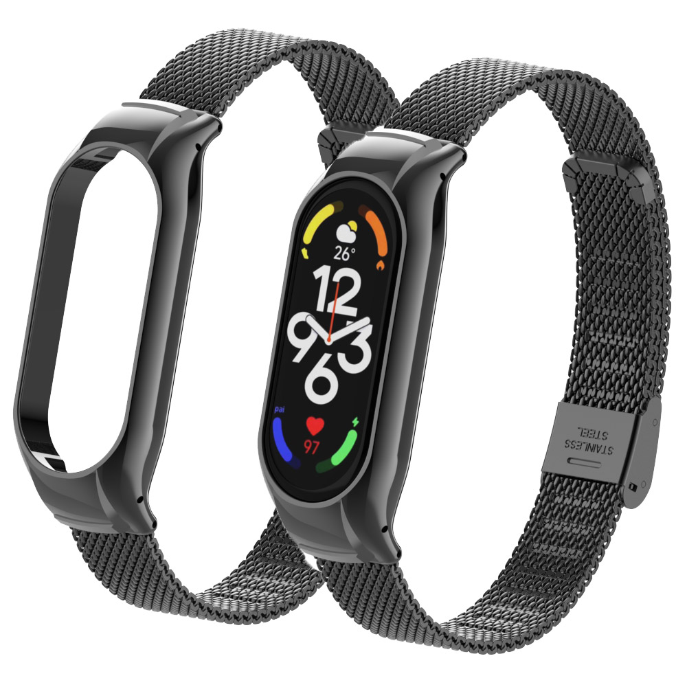 CBXM7-05 Uhr Metall-Edelstahlgurt für Xiaomi Mi Band 7 Miband 7