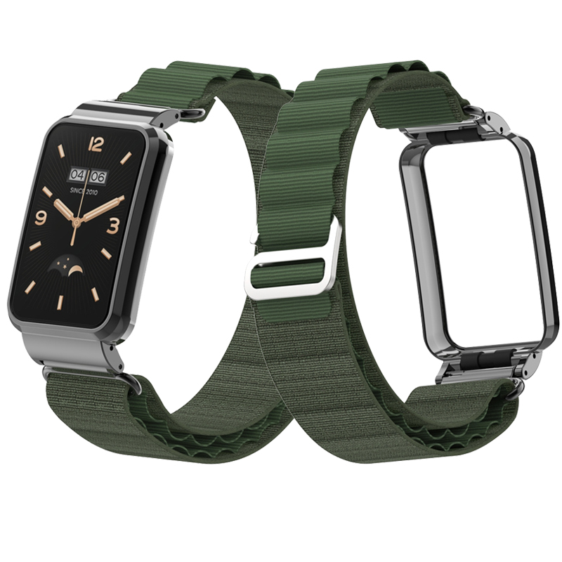 CBXM7P-02 Verstelbare elastische nylon alpine-lusbandriem voor Xiaomi Mi Band 7 Pro