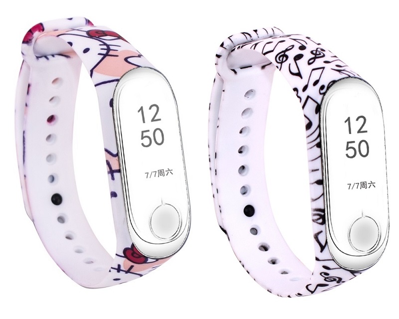 Cinturino cinturino in silicone sportivo modello colorato CMXM338 XIaomi Mi Band 3