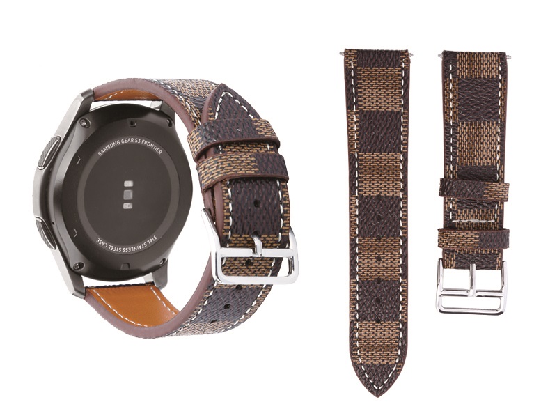 Moda Samsung dişli S3 Grid desen Deri Band