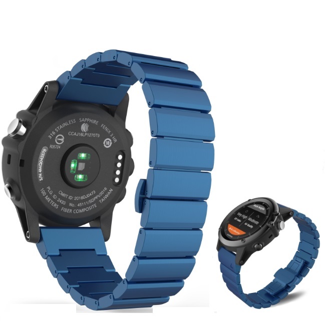 Garmin Fenix Easy Fit 26mm szerokość stal nierdzewna bransoletki