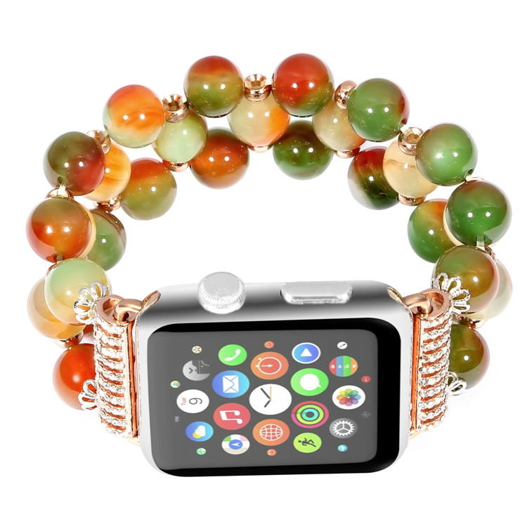Handmade Elastic Stretch Natural Agate Bracelet Replacement Wristband