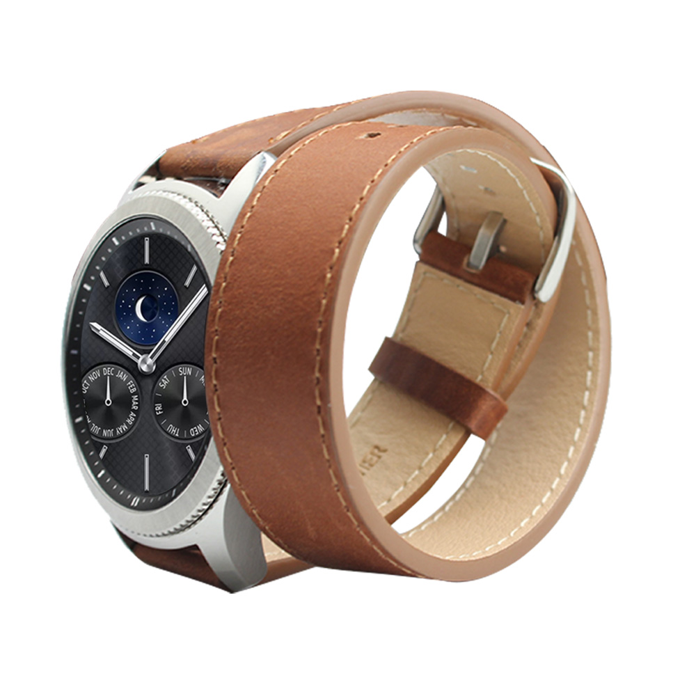 Leisure Style Universal Samsung Gear S3 Leather Watch Straps