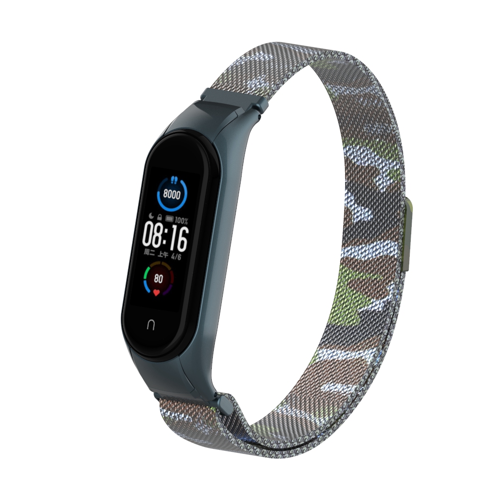 Metalowy pasek ze stali nierdzewnej Milanese Loop do inteligentnego zegarka Xiaomi Mi Band 5