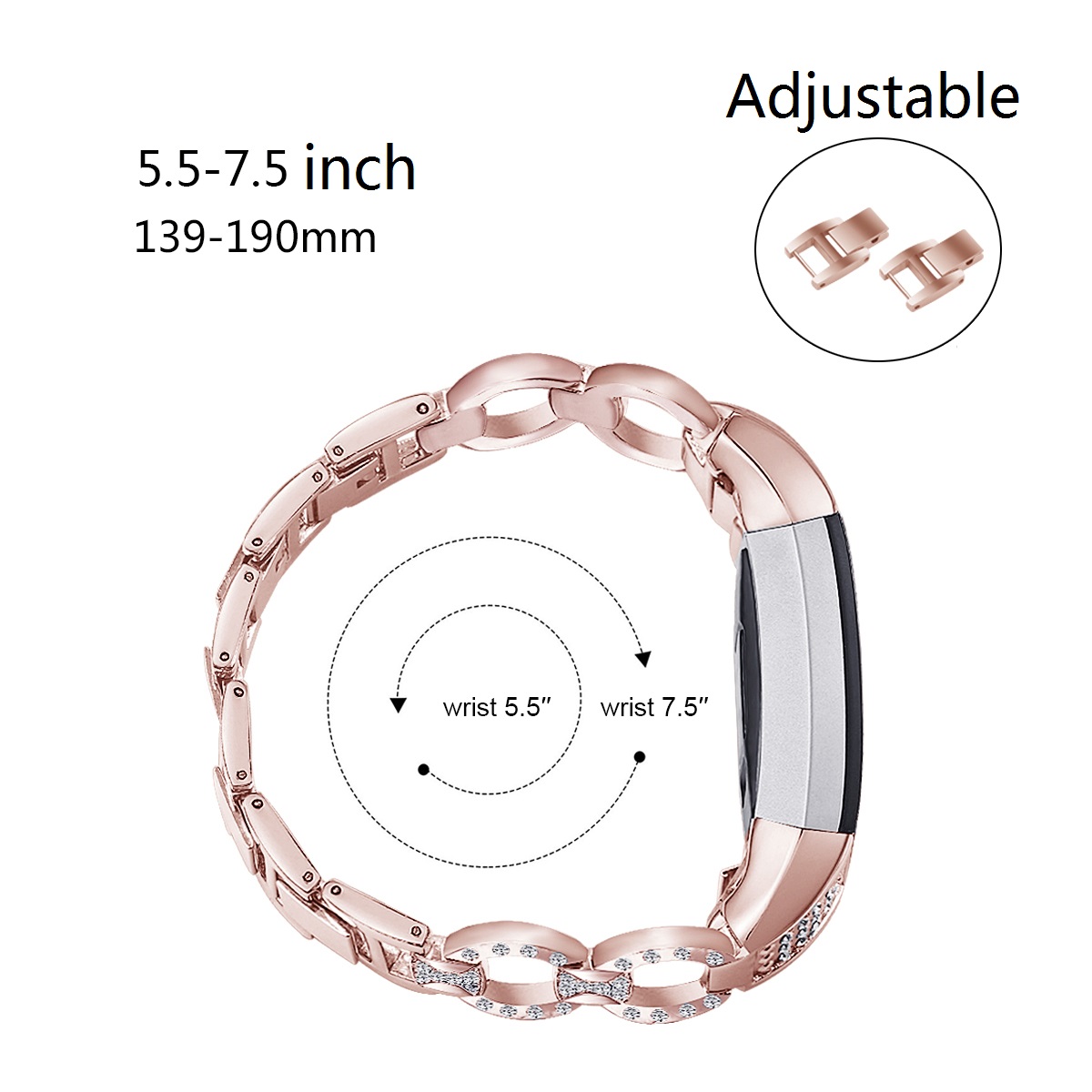 Pulsera de repuesto premium con correa de reloj de metal