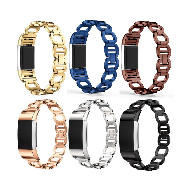 Replacement Metal Bracelet Adjustable Fitbit charge 2 Bands