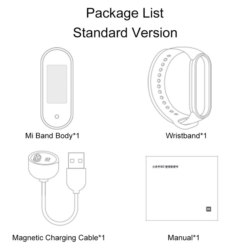 XMSH11HM 스마트 홈 제어 심장 박동 피트니스 스마트 시계 Xiaomi Mi Band 5 NFC