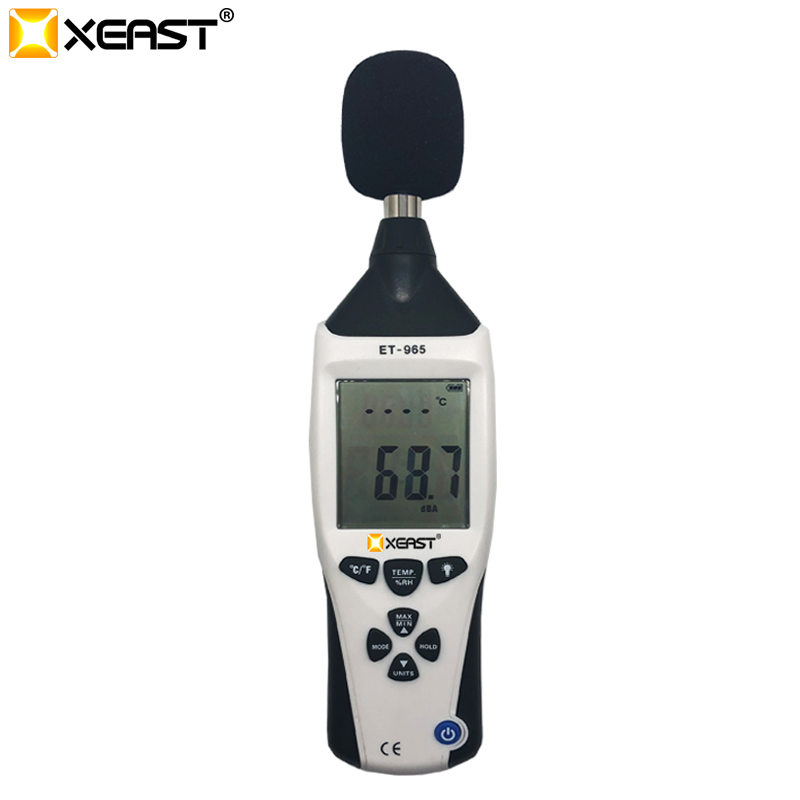 5 in 1 multifunctional environment meter light meter sound level meter humidity/temperature meter anemometer