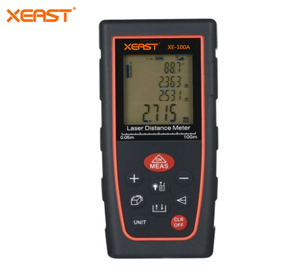 XEAST 2018新発売ポータブルハンドヘルドレーザー距離計マイクロUSBポートデジタルレベル測定レーザー距離計