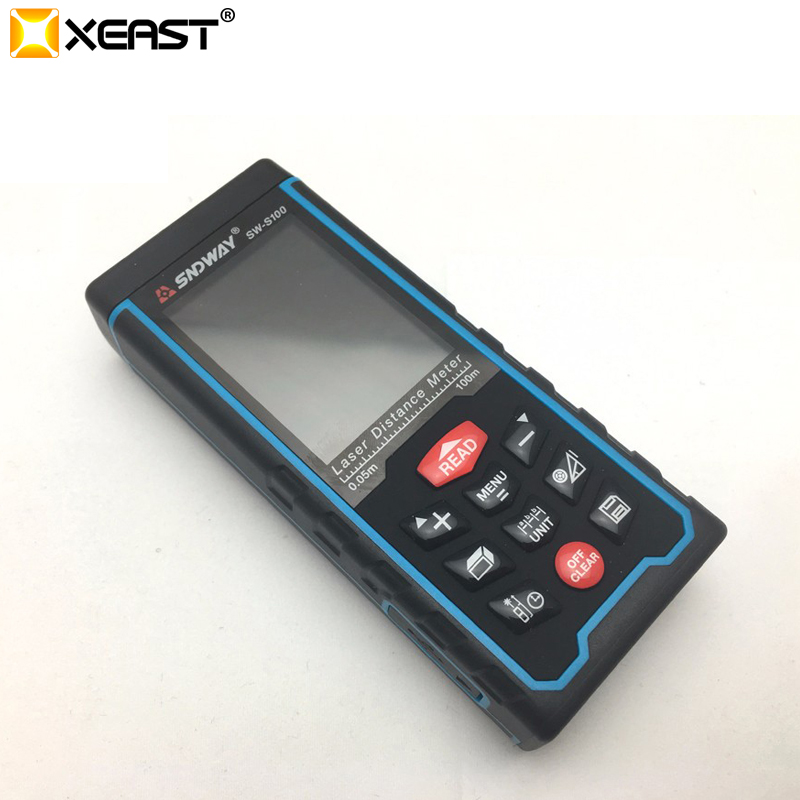 XEAST Color display Rechargeable 100M Laser Range Finder distance meter