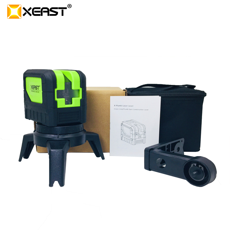 XEAST NEW XE-M03 Laser Level 2Line 1 Dots 1V1H 360 degree Self-leveling Cross horizontal vertical Red Green laser level