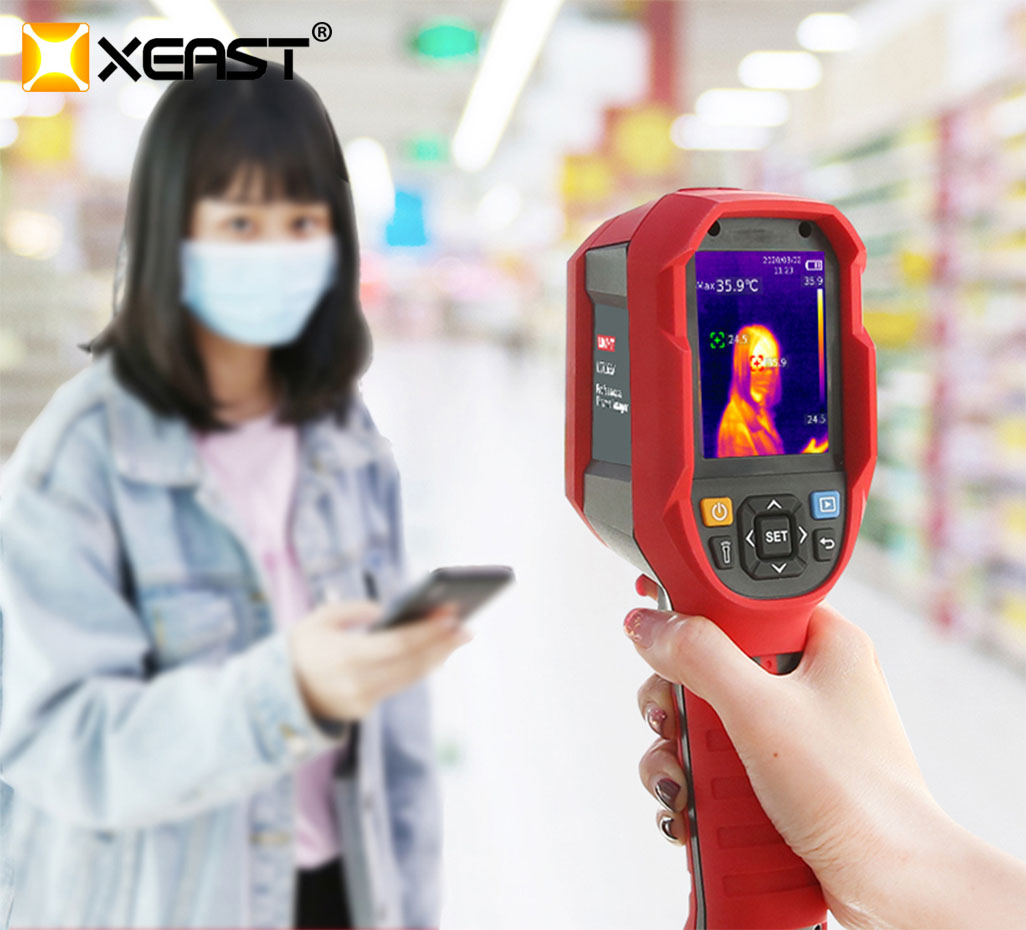 XEAST  UTi165H  Non-Contact IR Thermal Imager High temperature tracking alarm Imager 30-45 Celsius