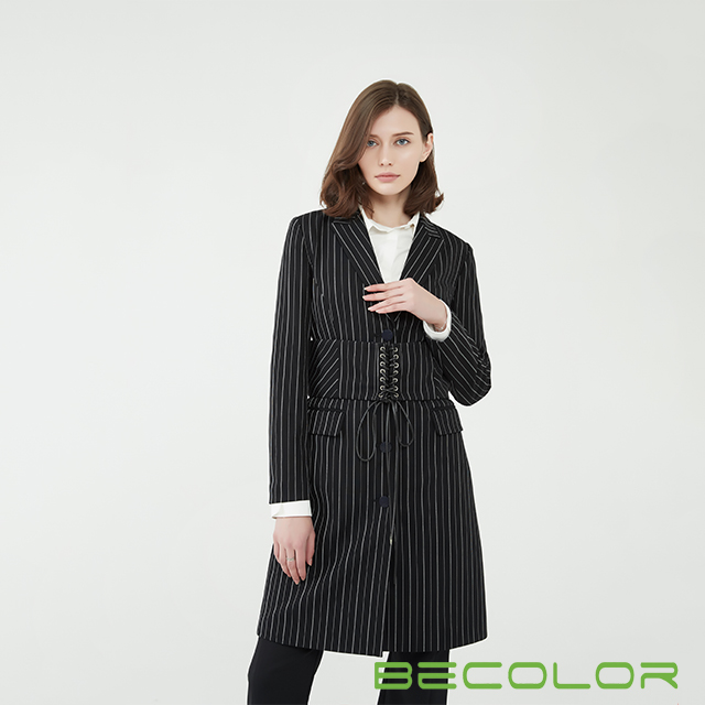 Cappotto antipolvere in pizzo a strisce Cina Produttore