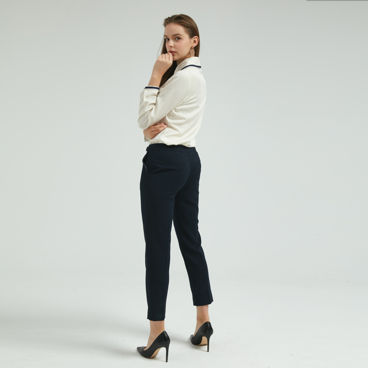 Basic shirt met lint decoratie China fabriek