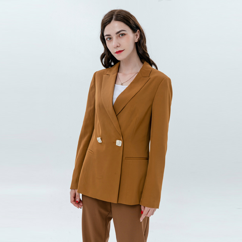 Pantalon droit taille haute pour femme