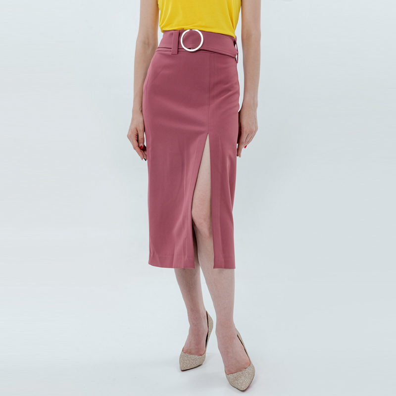 女士腰带开with半身裙