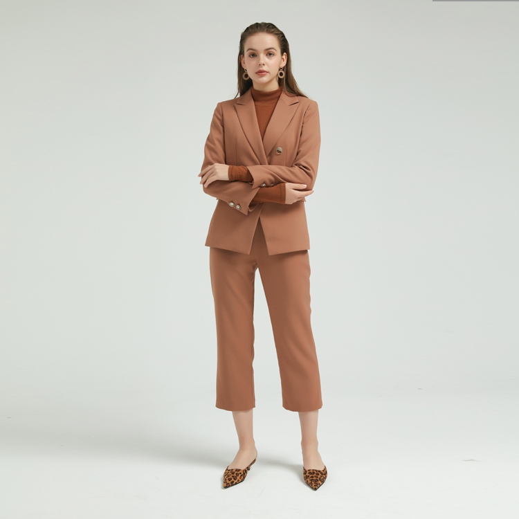 Ladies Cropped Straight Pant