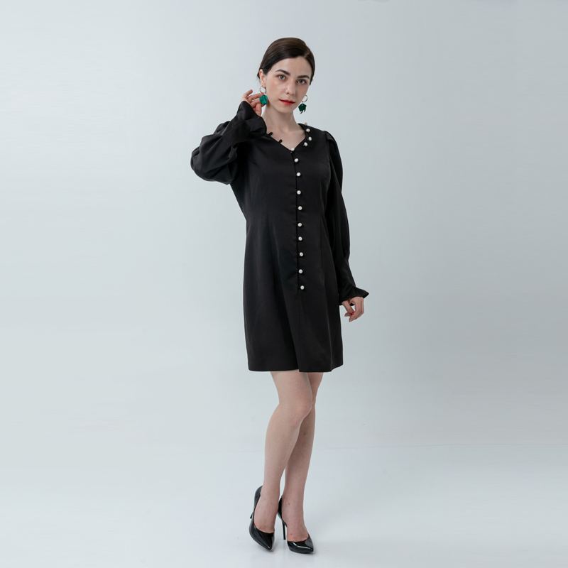 Robe pour femme avec manchette évasée