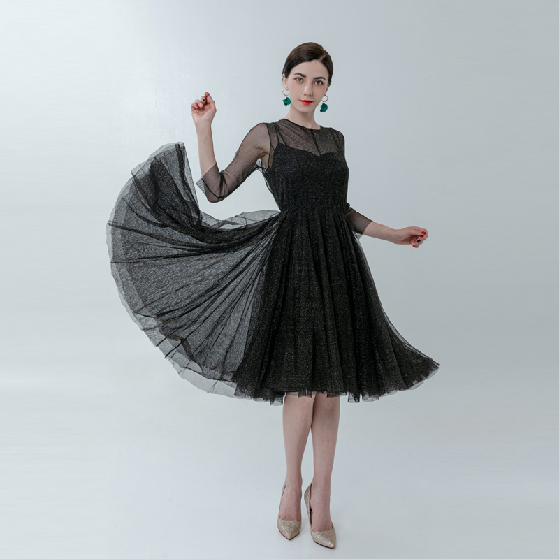 女士Midi Tulle晚礼服