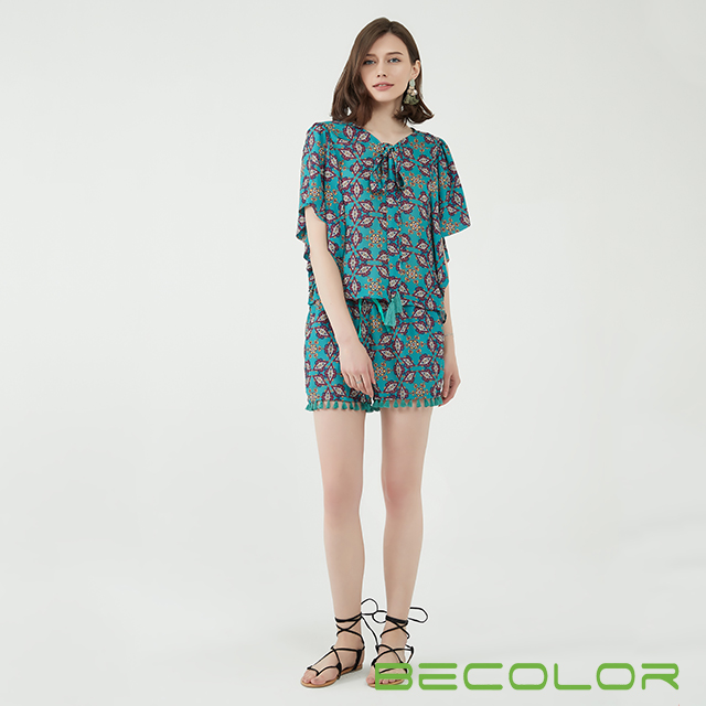 Bedrucktes Chiffon Outfit China ODM