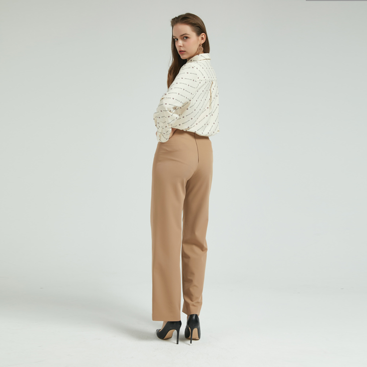Chemise pour femme imprimée avec noeud papillon devant ODM Chine