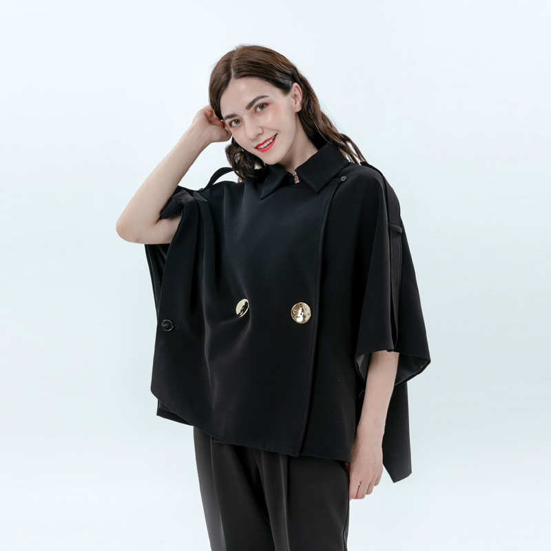 Women Winter Jacket with Dolman Sleeves