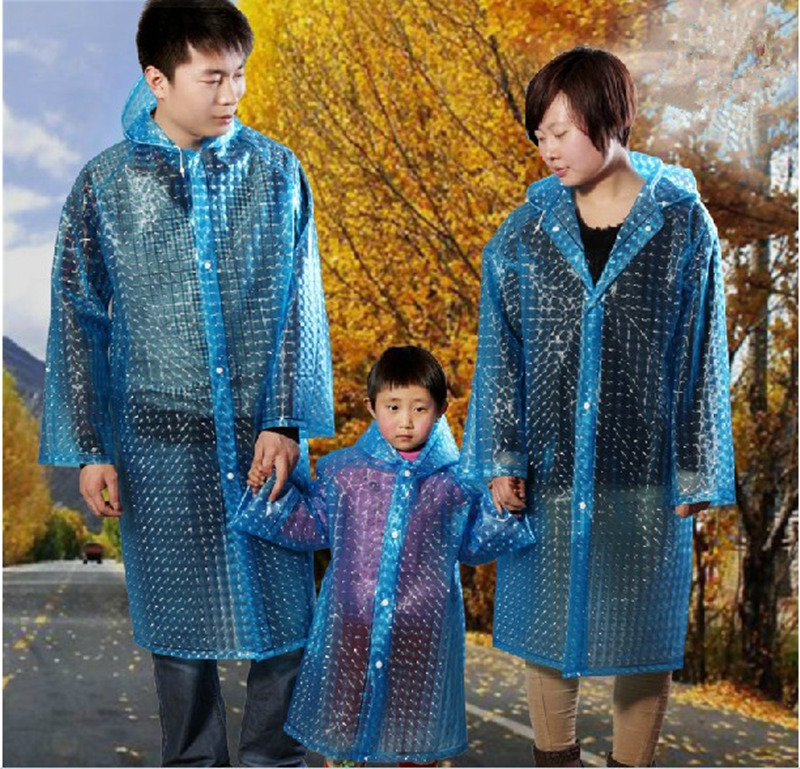 3D Parent-child Rainwear in Different Colors