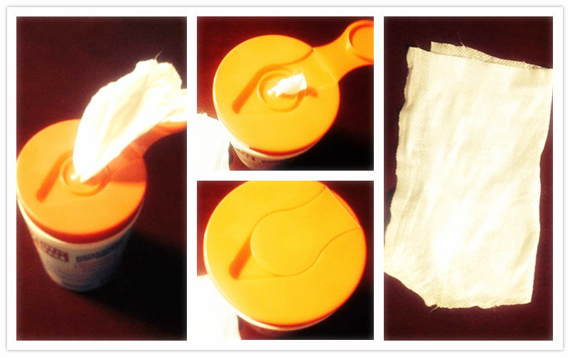 Jetables antibactériennes Wipe