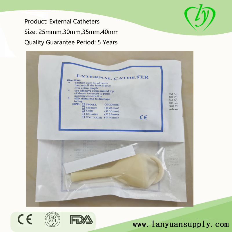 Disposable Latex Male Urine Catheter External
