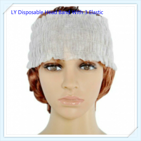 Disposable SPA Head Band With 3 Elastic