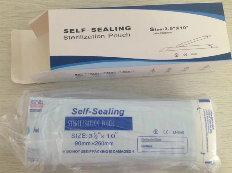 Disposable Self-sealing Sterilization Pouch for Dental
