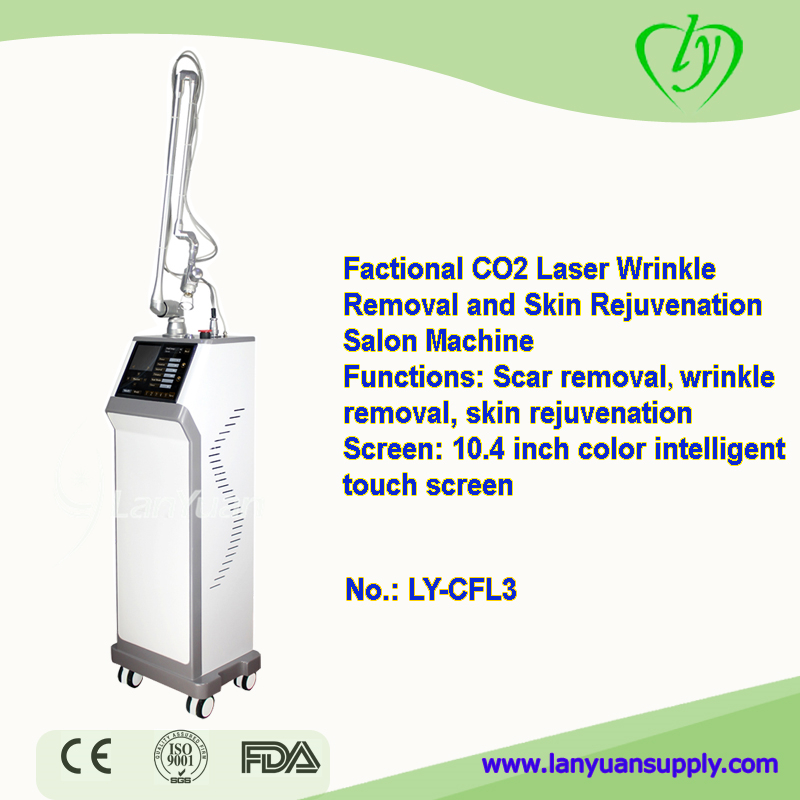 Factional CO2 Laser Wrinkle Removal and Skin Rejuvenation Salon Machine