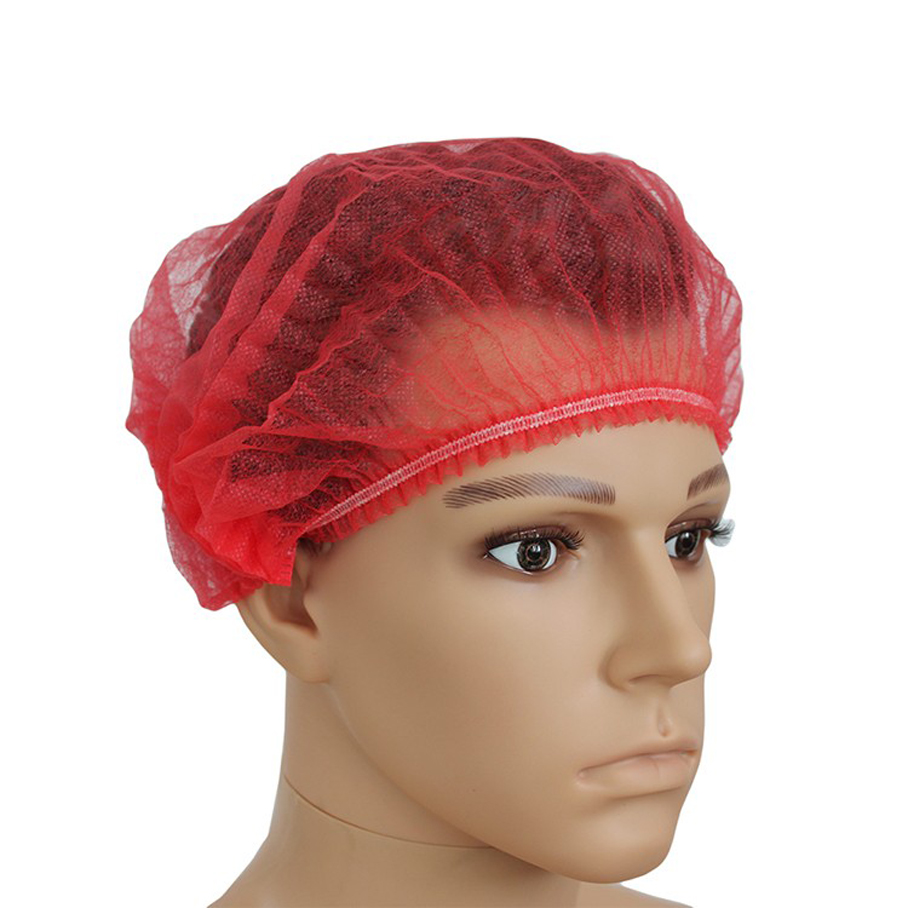 Factory Non-woven Double Elastic Clip Cap