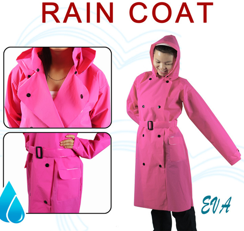 Front Opening Windbreaker Type Adult Rainsuit