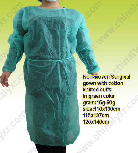 Hot Sell Nonwoven Disposable Surgical Gown