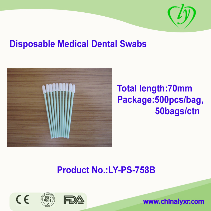 LY-PS-758 Disposable Medical Dental Swabs/Polyester Swabs