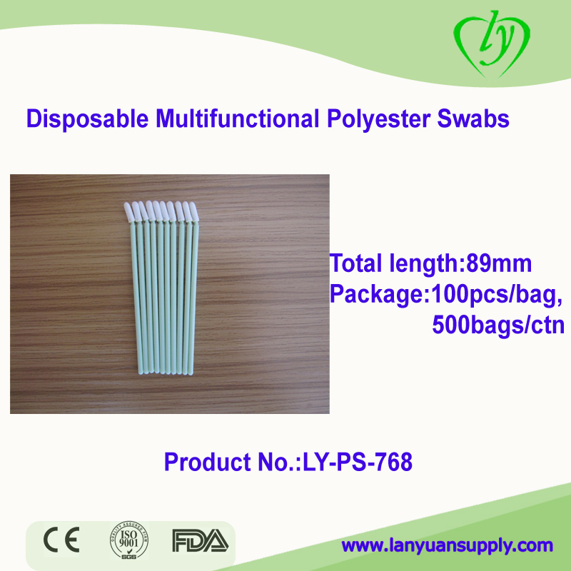 LY-PS-768 Disposable Medical Dental Swabs/Polyester Swabs