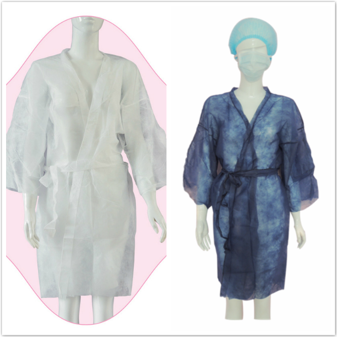 Ly Single Use Nonwoven Spp SPA Kimono