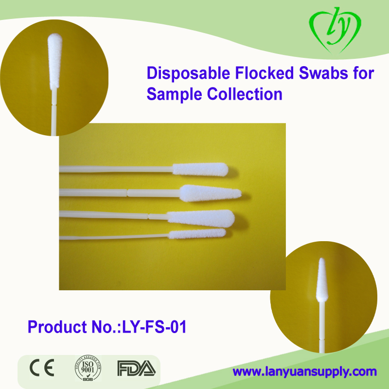 Medical Flocked Swab for sample collection