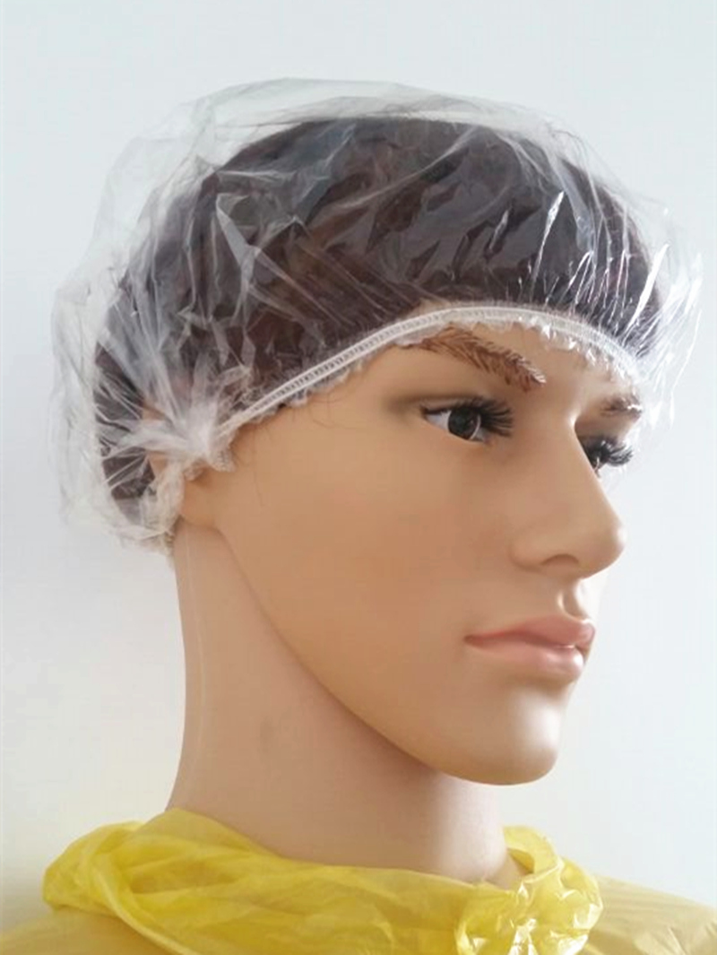 نمط جديد PE شفاف كاب كليب الاستحمام