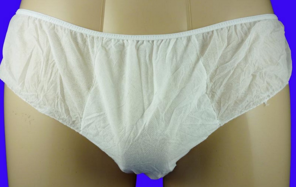 Nonwoven disposable underwear for massage