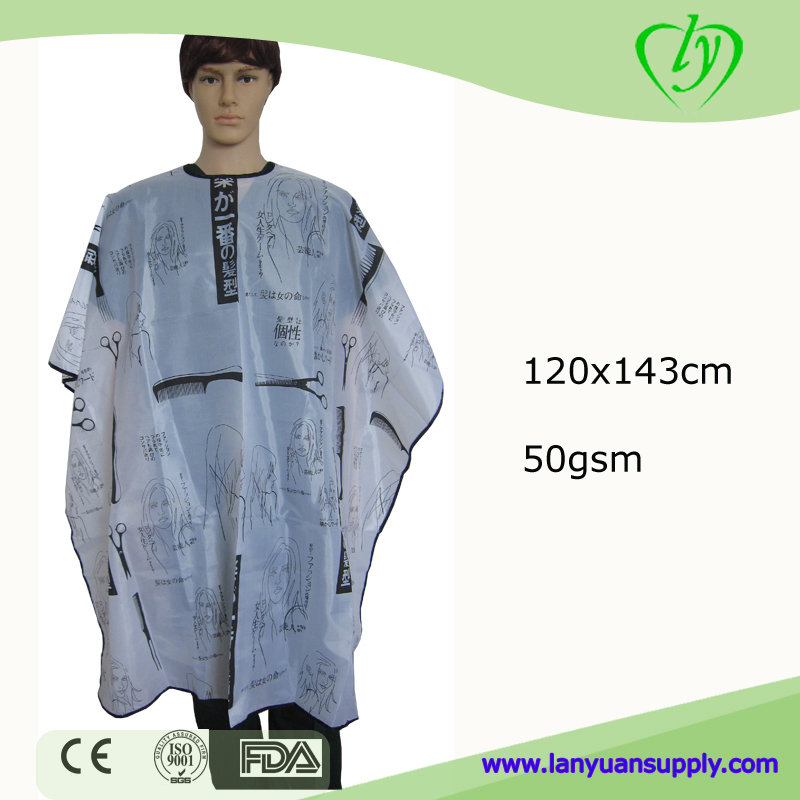 البوليستر المطبوعة شامبو الرؤوس التصميم الرؤوس لصالون