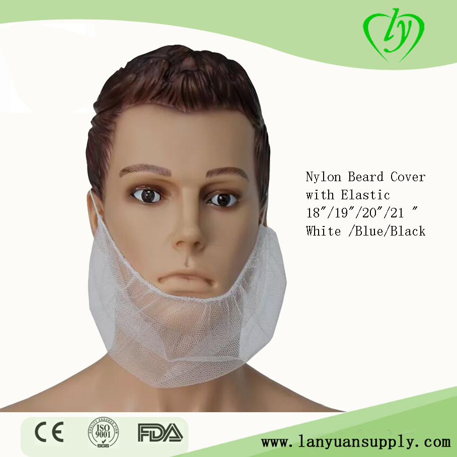 Supply Men Disposable Nylon Restraint Beard Cover