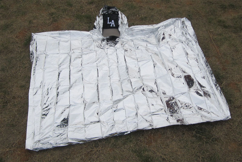 Waterproof Emergency Poncho with Hood